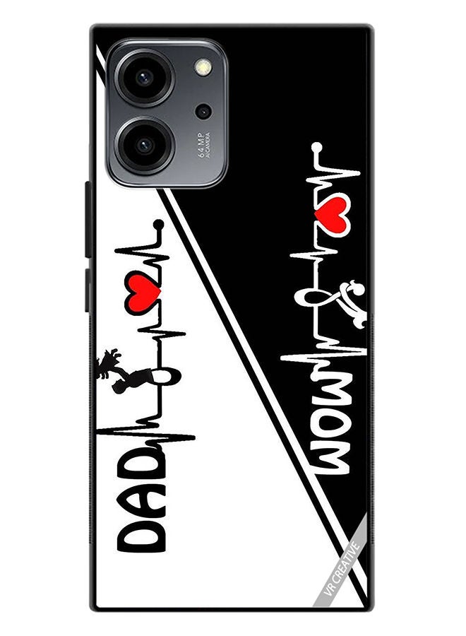 VR CREATIVE Protective Case Cover For Honor 80 SE Mom Dad Design Multicolour - Image 1