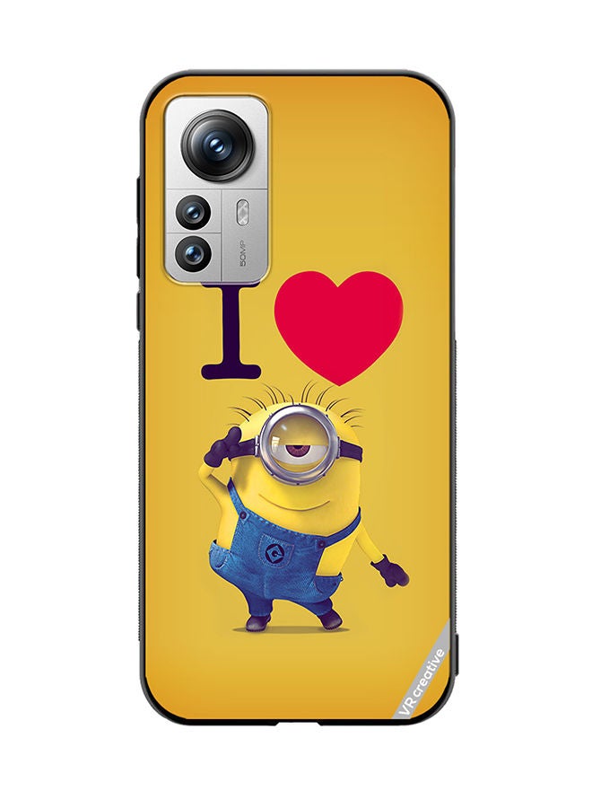 VR CREATIVE Protective Case Cover For Xiaomi 12 Pro Minions Design Multicolour - Image 1