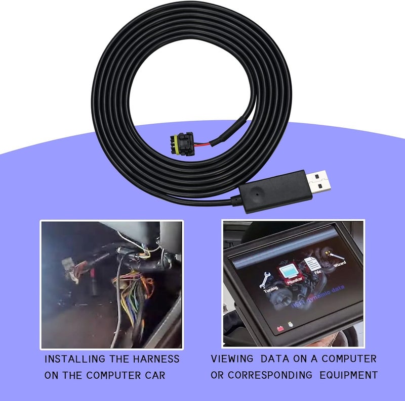 Vanshly 8ft USB/Can Harness for Holley EFI, Sniper EFI, and Terminator X - Image 2