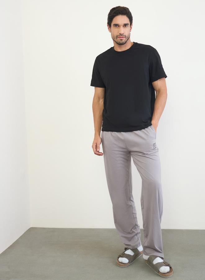 Styli Men Grey Relaxed Fit Pyjama Pants - Image 1
