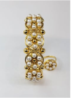 Lulu Bangles with Finger Ring - Open Type
