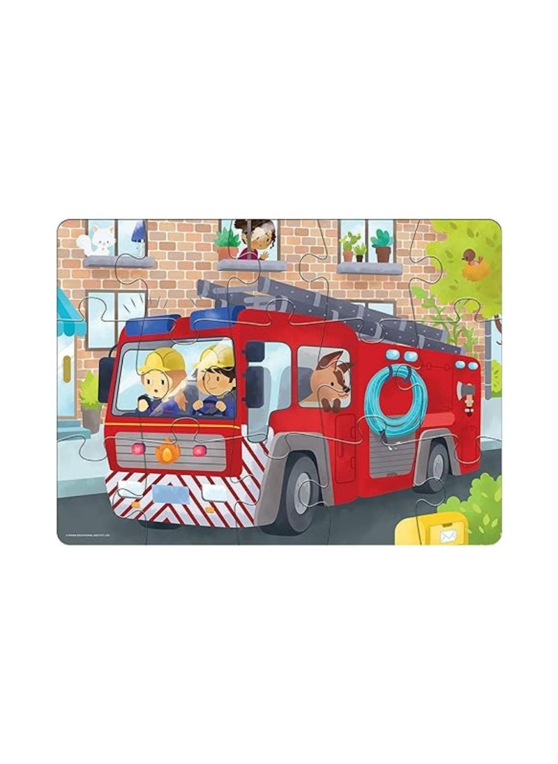 Frank Fire Engine Floor Puzzles (15 PCS)