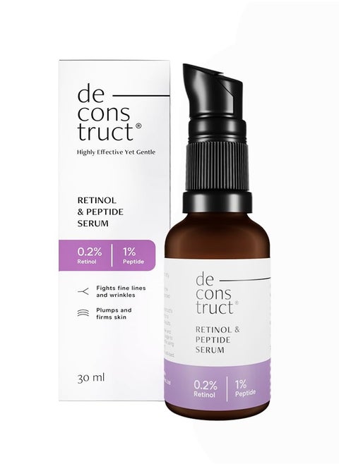 Retinol Face Serum with Peptide 0.2% Retinol 1% Peptide Anti Aging Face Serum
