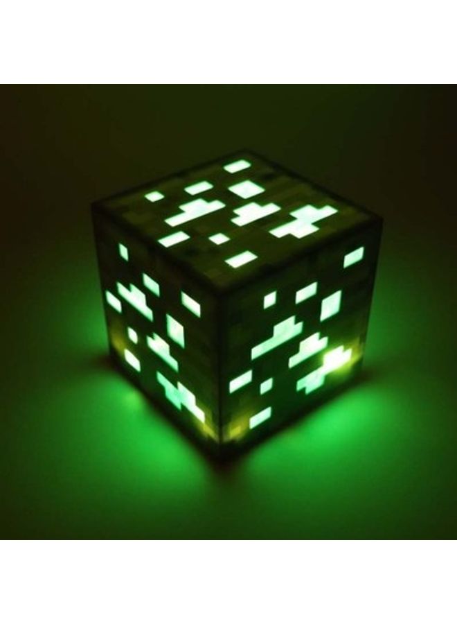 NIBEMINENT Minecraft Model Gift Night Light Green