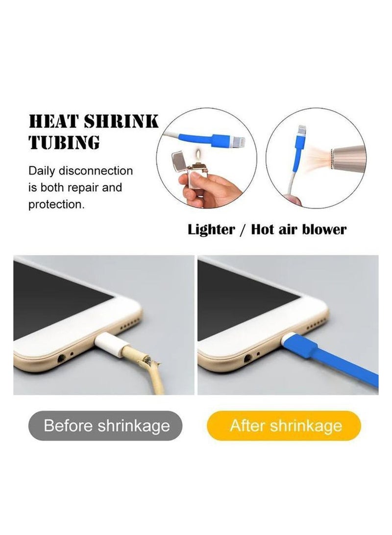 مجموعة كابلات أنابيب الانكماش الحراري - 164 قطعة - Image 3