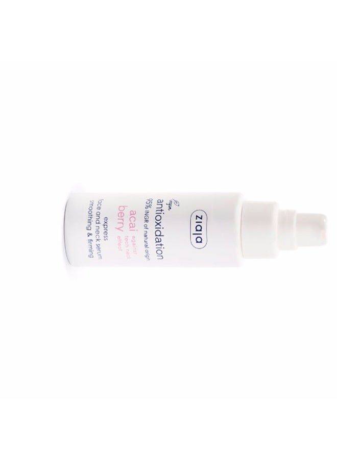 Ziaja Acai Antioxidant Express Face and Neck Serum 50ml - Image 2