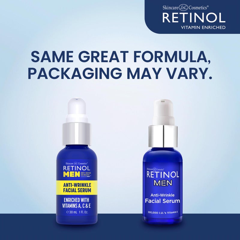 LIVAURA Retinol Menâ€™s Anti-Wrinkle Facial Serum â€“ The Original Retinol Anti-Aging Menâ€™s Formula For Younger Looking Skin â€“ Vitamin-Enriched To Smooth Fine Lines & Wrinkles, Promote Firmness - Image 2