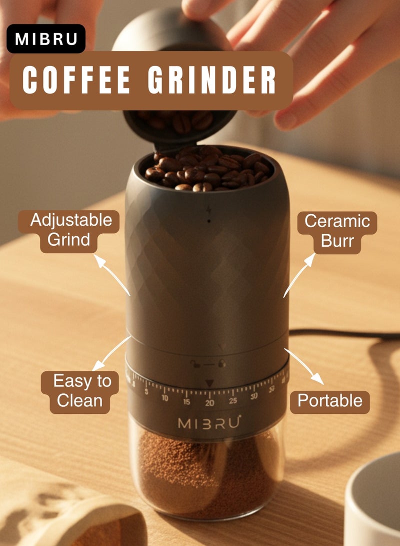 MIBRU V60 Drip Set 09-Piece Drip Coffee Maker Set V60 Size 02 With Electric coffee grinder - Image 2