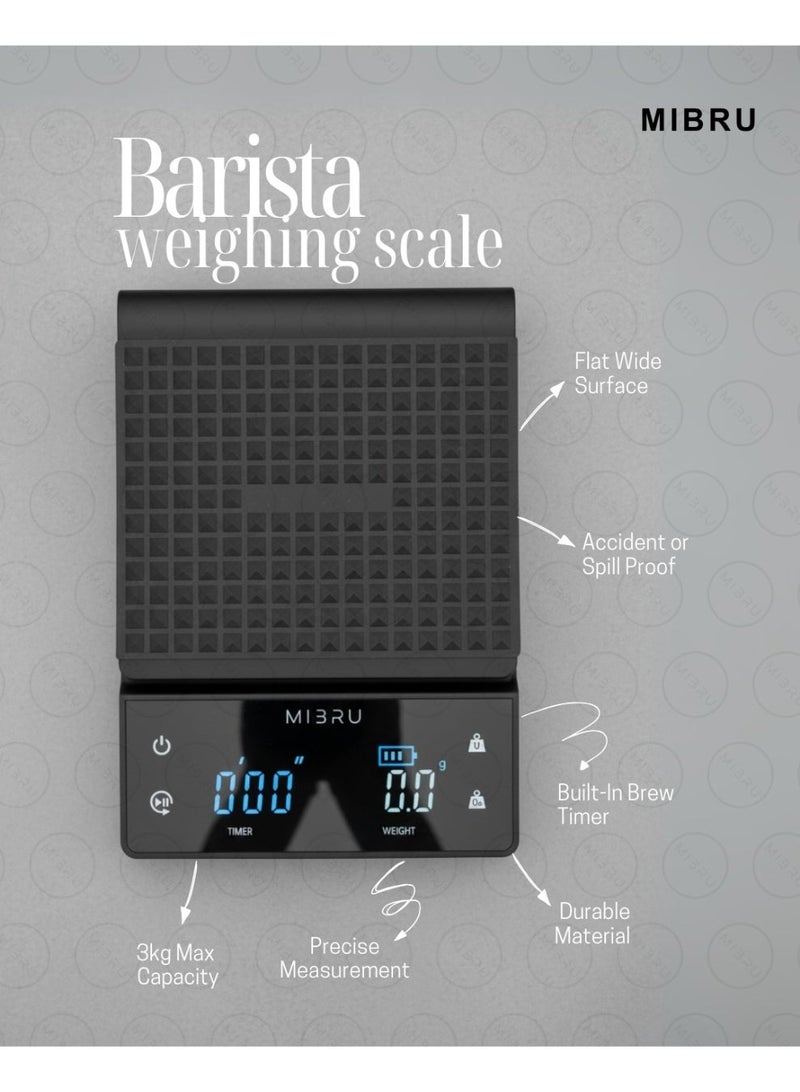 MIBRU V60 Drip Set 09-Piece Drip Coffee Maker Set V60 Size 02 With Electric coffee grinder - Image 3