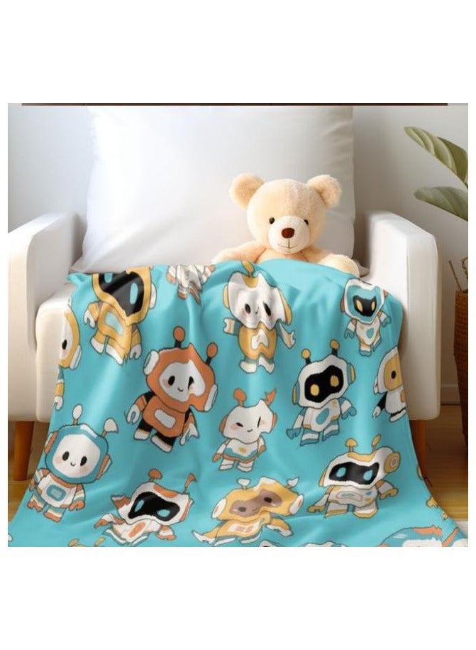general Flannel thin blanket (warm and comfortable, suitable for sleep, gaming, dust removal and sandproof) 150cm*200cm - 1089 - Image 4