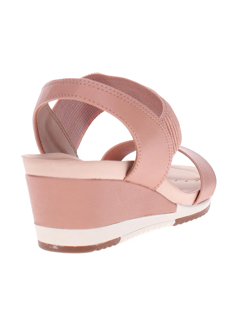 Modare Beige Wedge Sandals for Women – Stylish & Comfortable Elevated Footwear for Women | Best Price UAE