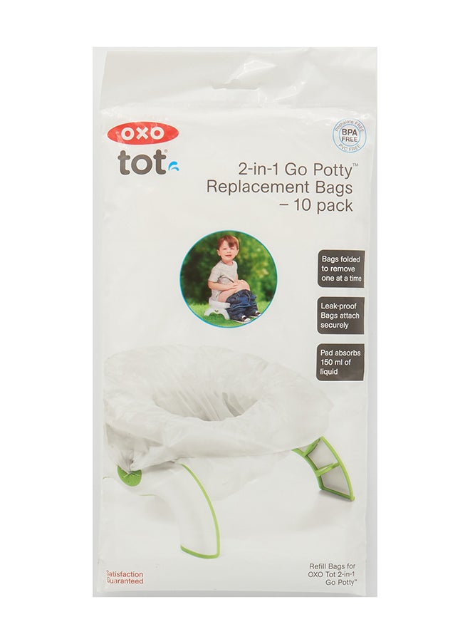 OXO TOT - أكياس بديلة للاستخدام في المرحاض - عبوة من 10 قطع - Image 1