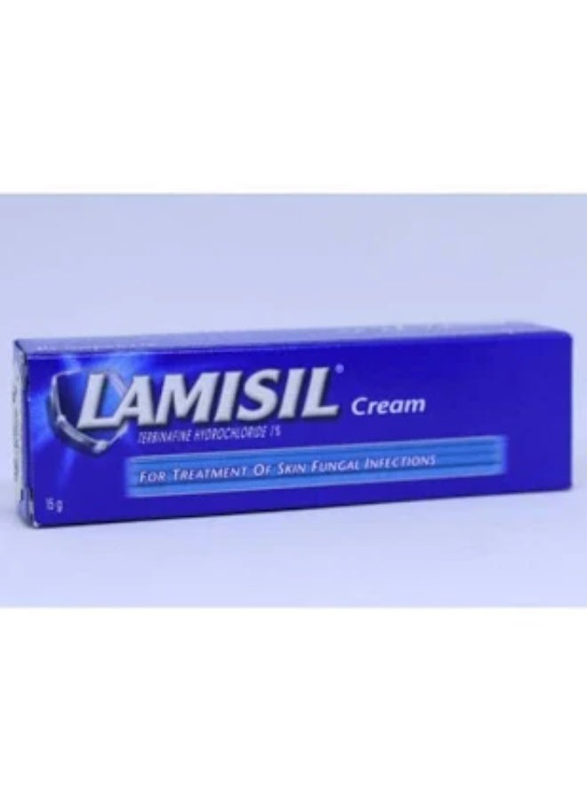 Lamisil 1% Cream 15g | Antifungal Treatment for Athlete’s Foot, Ringworm & Skin Infections