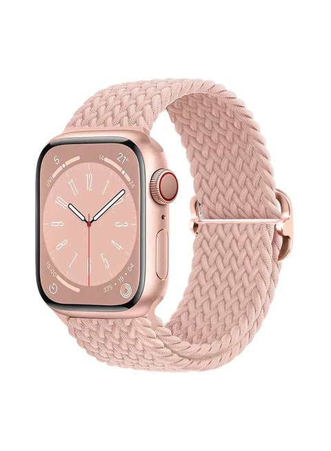 سوار بديل لساعة أبل 49 ملم 45 ملم 44 ملم 42 ملم من النايلون حزام منسوج متطابق اللون لسلسلة iWatch Series Ultra/8/7/SE/6/5/4/3/2/1