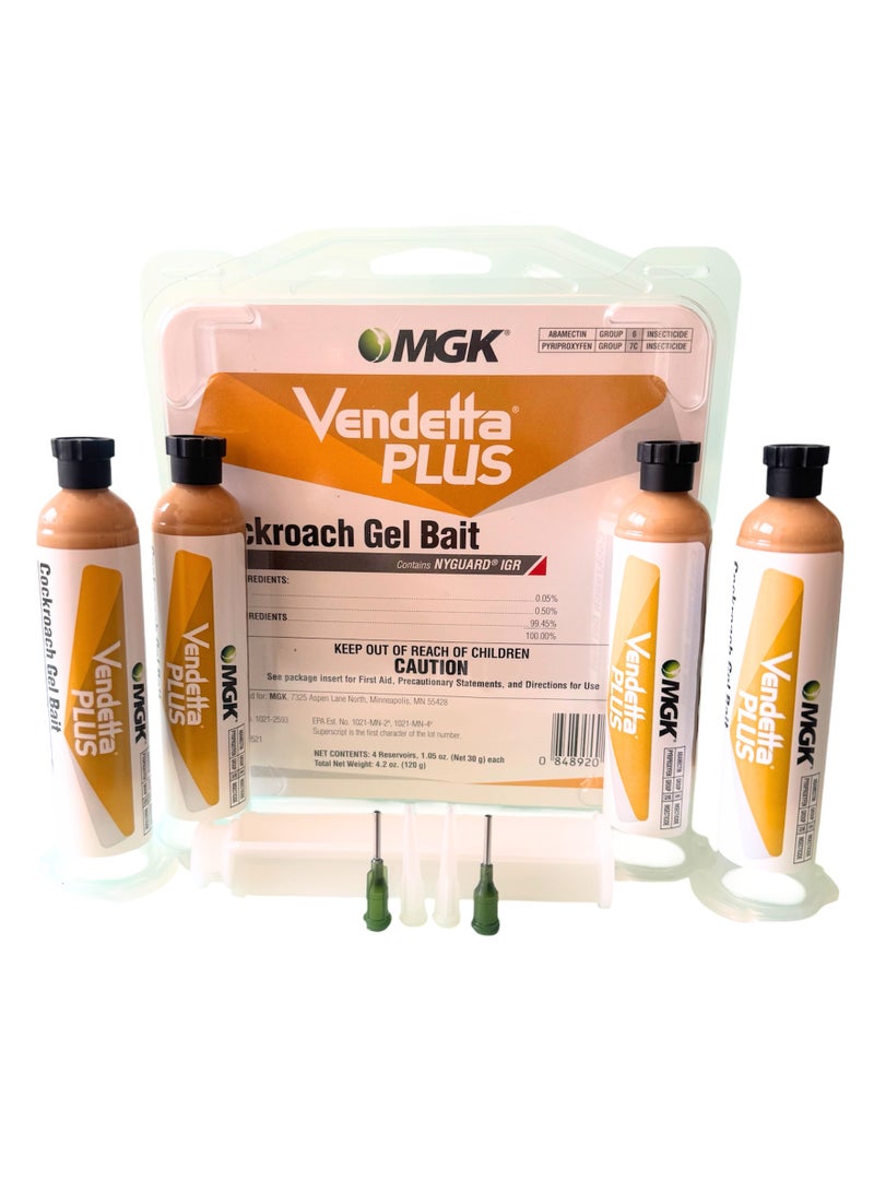Vendetta Plus Cockroach gel 4 tubes 4x30g - Image 1