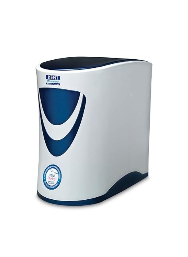 كينت جهاز تنقية/تصفية المياه المعدنية Sterling Plus من KENT RO - عملية تنقية متعددة مع التحكم في RO + UV + UF + TDS - خزان سعة 6 لتر - تدفق 20 لترًا في الساعة - تحت المنضدة - Image 1