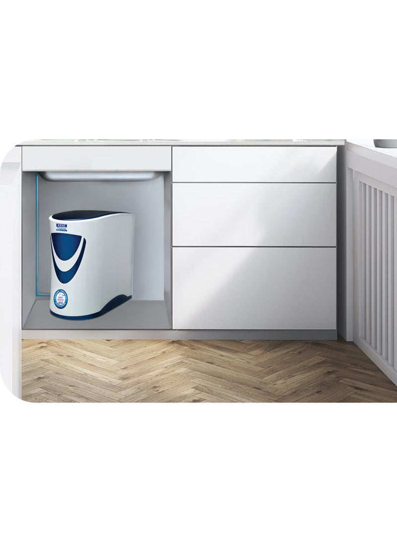 كينت جهاز تنقية/تصفية المياه المعدنية Sterling Plus من KENT RO - عملية تنقية متعددة مع التحكم في RO + UV + UF + TDS - خزان سعة 6 لتر - تدفق 20 لترًا في الساعة - تحت المنضدة - Image 2