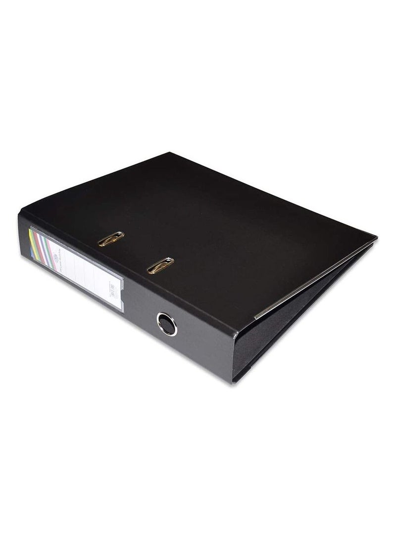 FIS مجموعة من 10 ملفات من مادة البولي بروبيلين ذات القوس الرافعة من FIS، مقاس 8 سم، أسود، من مادة البولي بروبيلين، من أصل ألماني - FSBF8PBKFN10 - Image 2