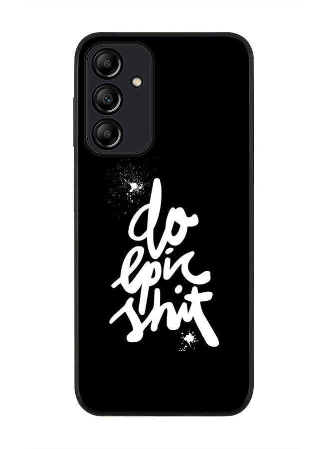 Stylizedd Rugged Black edge case for Samsung Galaxy A15 / A15 5G, Slim fit Soft Case Flexible Rubber Edges Anti Drop TPU Gel Thin Cover- Epic - Image 1