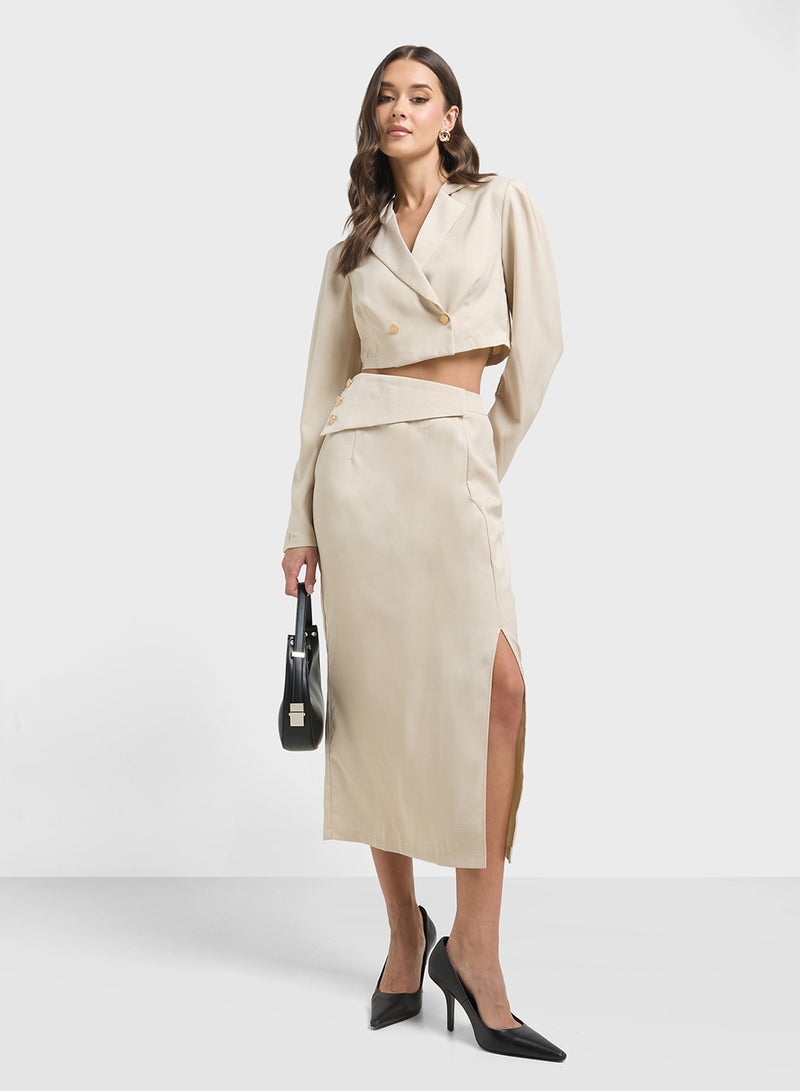 ELLA Crop Blazer & Skirt Set  - Image 5