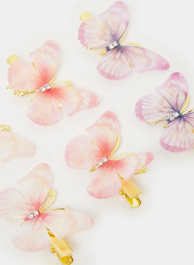 Styli Set of 6 - Butterfly Hair Clips