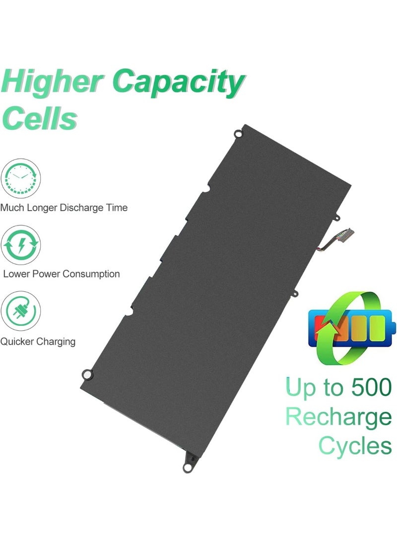 Terabyte بطارية بديلة PW23Y لجهاز Dell XPS 13 9360 13-9360-D1605G 13-9360-D1605T 13-9360-D1509 XPS 13-9360-D1505G 13-9360-D1609G 13-9360-D1609G 13-9393 600-D1 609 13-9360-D1705G RNP72 0RNP72 TP1GT 0TP1GT 7.6V - Image 2