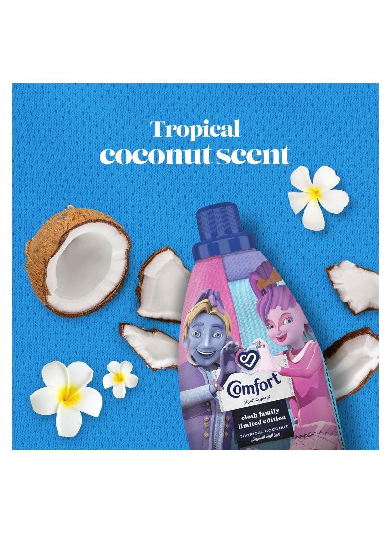 Comfort Fabric Softener, Tropical Coconut, for a Cloth Family  limited edition  895ml - Image 2