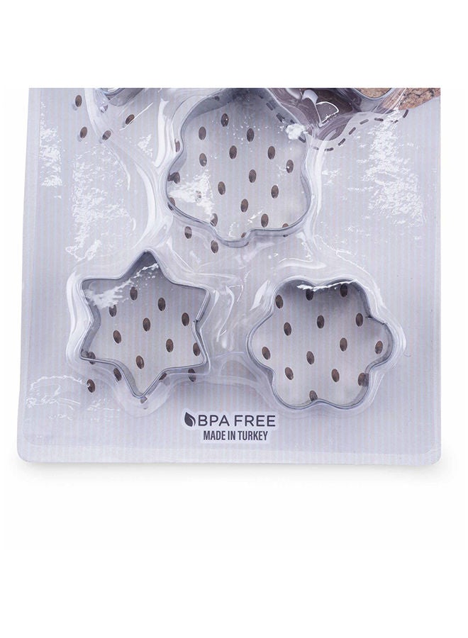 PAN emirates Nouve 5-Piece Cookie Cutter -Chrome - Image 2