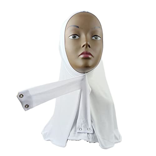 AIBEARTY Women Fashion Instant Muslim Turban Hijab with Snap Fastener Breathable Headscarf Bonnet Cap Turban Hat Shawl - Image 5