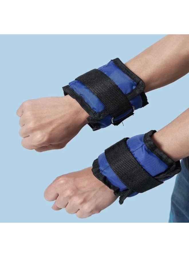 Pair of 1/2kg Hand and Foot Weights Sandbags for Legs and Gym (Multicolor)