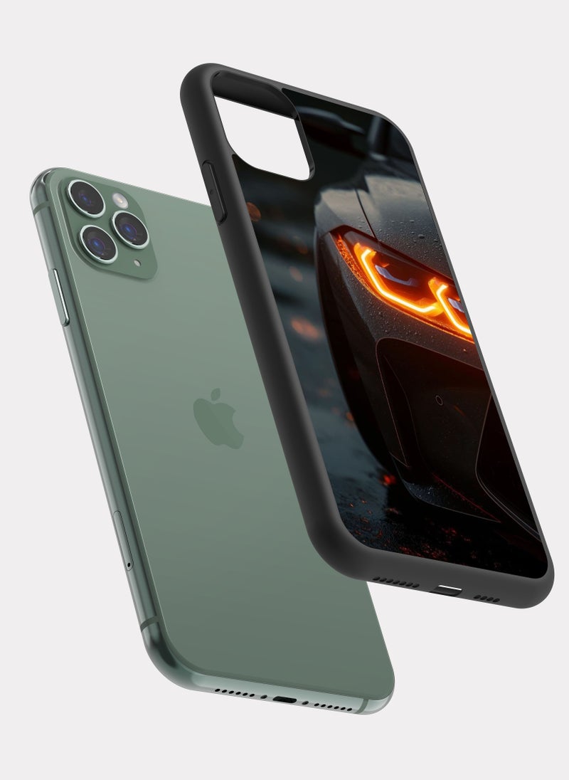 بكسلات كفر ايفون 11 برو ماكس بي ام دبليو ام 3 اسود - Image 2