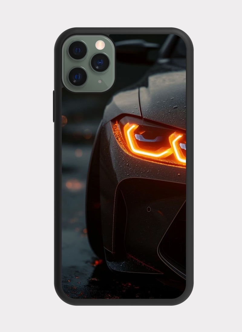 بكسلات كفر ايفون 11 برو ماكس بي ام دبليو ام 3 اسود - Image 1