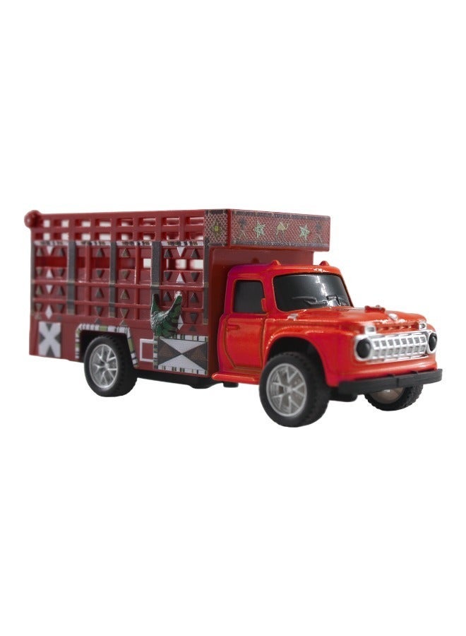 Rally Die Cast  Mini Pull Back Truck  Vehicle Model Toy Play Set for kids - Image 1