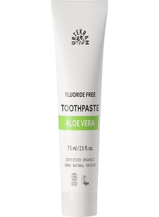 Urtekram Organic Aloe Vera Toothpaste- Made in Denmark by Urtekram, 75 Ml. - Image 1