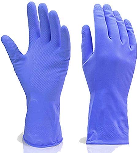 RA BOLT Hand Gloves Reusable Rubber Cleaning Gloves Set Hand Gloves for Washing Cleaning Kitchen Gardening Free Size Pack of 2 pair Color May Vary - Image 4