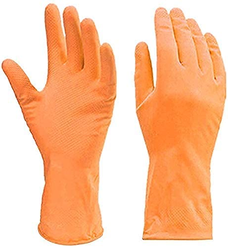 RA BOLT Hand Gloves Reusable Rubber Cleaning Gloves Set Hand Gloves for Washing Cleaning Kitchen Gardening Free Size Pack of 2 pair Color May Vary - Image 5