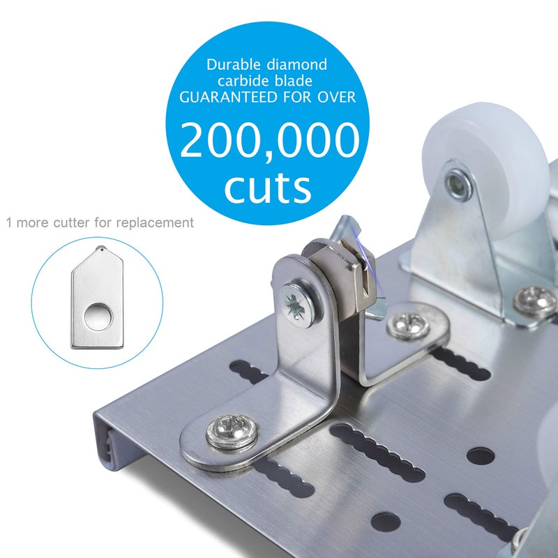 OAIEGSD قاطع زجاجات، قاطع زجاج لزجاجات قطع النبيذ، البيرة، برطمانات الماسون، الويسكي، الزجاجات المستديرة والبيضاوية، مجموعة قاطع الزجاج وقاطع الزجاج لمشاريع الحرف اليدوية - Image 2