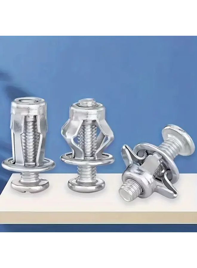 10 Pcs Petal Expansion Nuts And Screws M6x25 Czech Hollow Nuts - Image 1