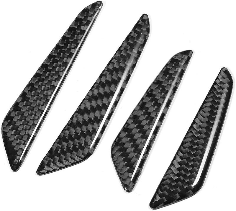 RiToEasysports Car Door Edge Protector, Carbon Fiber Anti Collision Strip Easy Install Reflector for Vehicles, 4pcs Door Guard for Drivers Families Commuters - Image 3