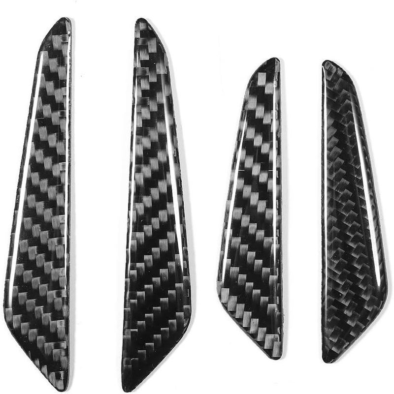 RiToEasysports Car Door Edge Protector, Carbon Fiber Anti Collision Strip Easy Install Reflector for Vehicles, 4pcs Door Guard for Drivers Families Commuters - Image 5