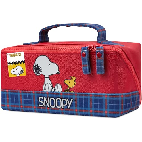 Get Trend Peanuts Snoopy Toiletry Bag Women Teens Travel Essentials Girls Makeup Bag Gifts for Her (Red Snoopy) - Image 1