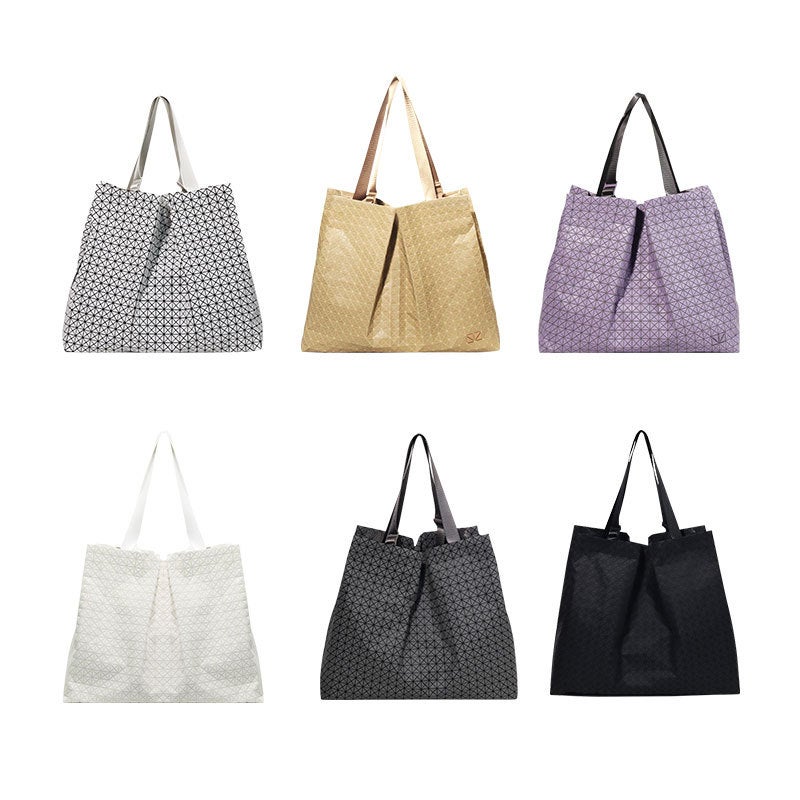 Geometric Quilted Tote Bag For Women Fashion Commuter Shoulder Bag For Women High-End Large-Capacity Handbag - Image 5
