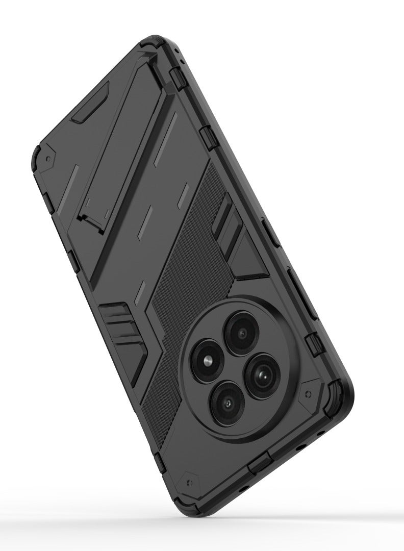 Case For OnePlus Ace 5 5G / OnePlus Ace 5 Pro 5G ,- Ultra Premium Quality Kickstand Cover - Heavy Duty Armor Shockproof Case Slip-Resistant - Anti-Scratch Protective Cover - Black  - Image 4