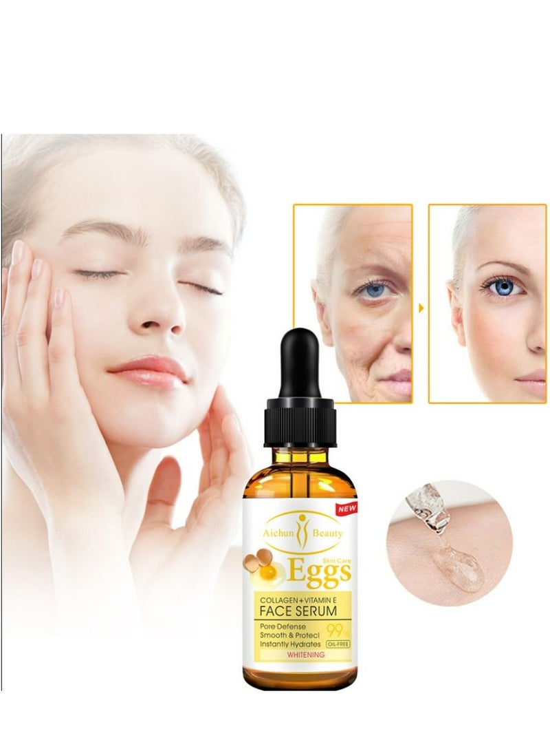 Aichun beauty Serum 99% Vitamin E Collagen Face Lifting Smoothing Oil Control Acne Perfecting Primer 30 ml - Image 1