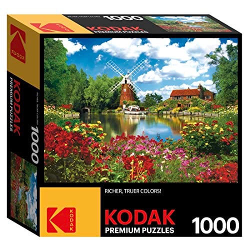RoseArt - Kodak Premium - Hunsett Mill and The River Ant, Norfolk, England - 1000 Piece Jigsaw Puzzle for Adults - Image 2