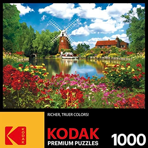 RoseArt - Kodak Premium - Hunsett Mill and The River Ant, Norfolk, England - 1000 Piece Jigsaw Puzzle for Adults - Image 3