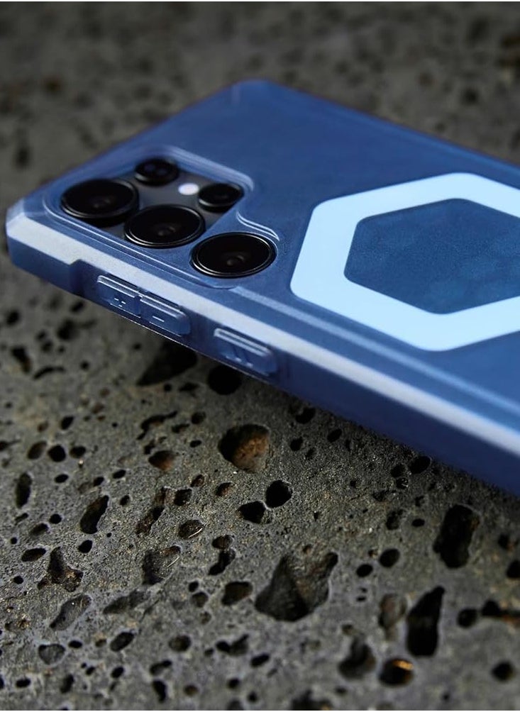 Urban Armor Gear - UAG Essential Armor MagSafe for Samsung Galaxy S25 ULTRA Case Cover [15 Feet Drop tested] - Cloud Blue - Image 1