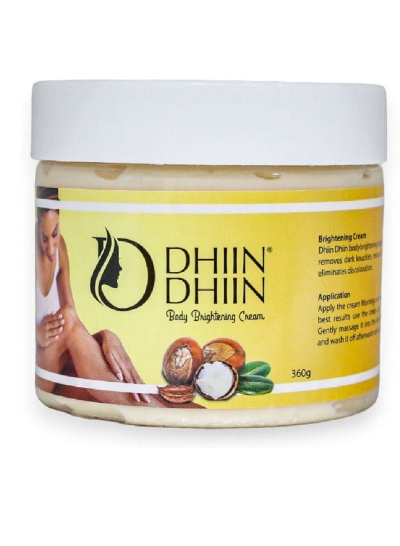 DHIN DHIN BRIGHTENING BODY CREAM WITH COCOA BUTTER 360gm