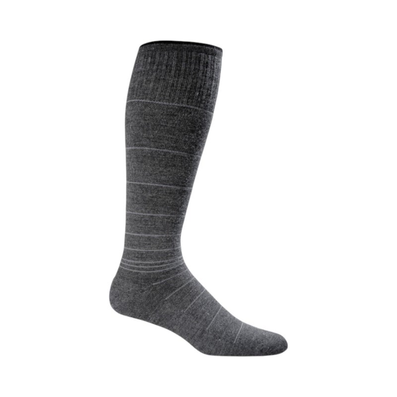 Sockwell Men's Circulator Moderate Graduated Compression Sock, Charcoal - XXL
