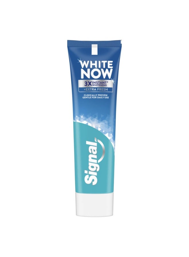 سيجنال معجون أسنان وايت ناو لتبييض فوري 3X - انتعاش إضافي - Image 1